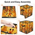 thumbnail image 4 of Toucan Foldable Storage Baskets with Handle, 10.8"x10.5"x10.6", Large Capacity - Organizer Bins for Clothes Storage, Storage Cubes, 4 of 6