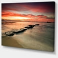thumbnail image 2 of Wonderful Sunrise on Black Ocean - Beach Photo Canvas Print, 2 of 3