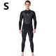 thumbnail image 2 of Advancent Trajes de neopreno Traje de buceo Pantalones de manga larga de secado rápido Protección solar de una pieza Mantener el calor para bucear Deportes acuáticos negro S Advancent OD003281-01, 2 of 6