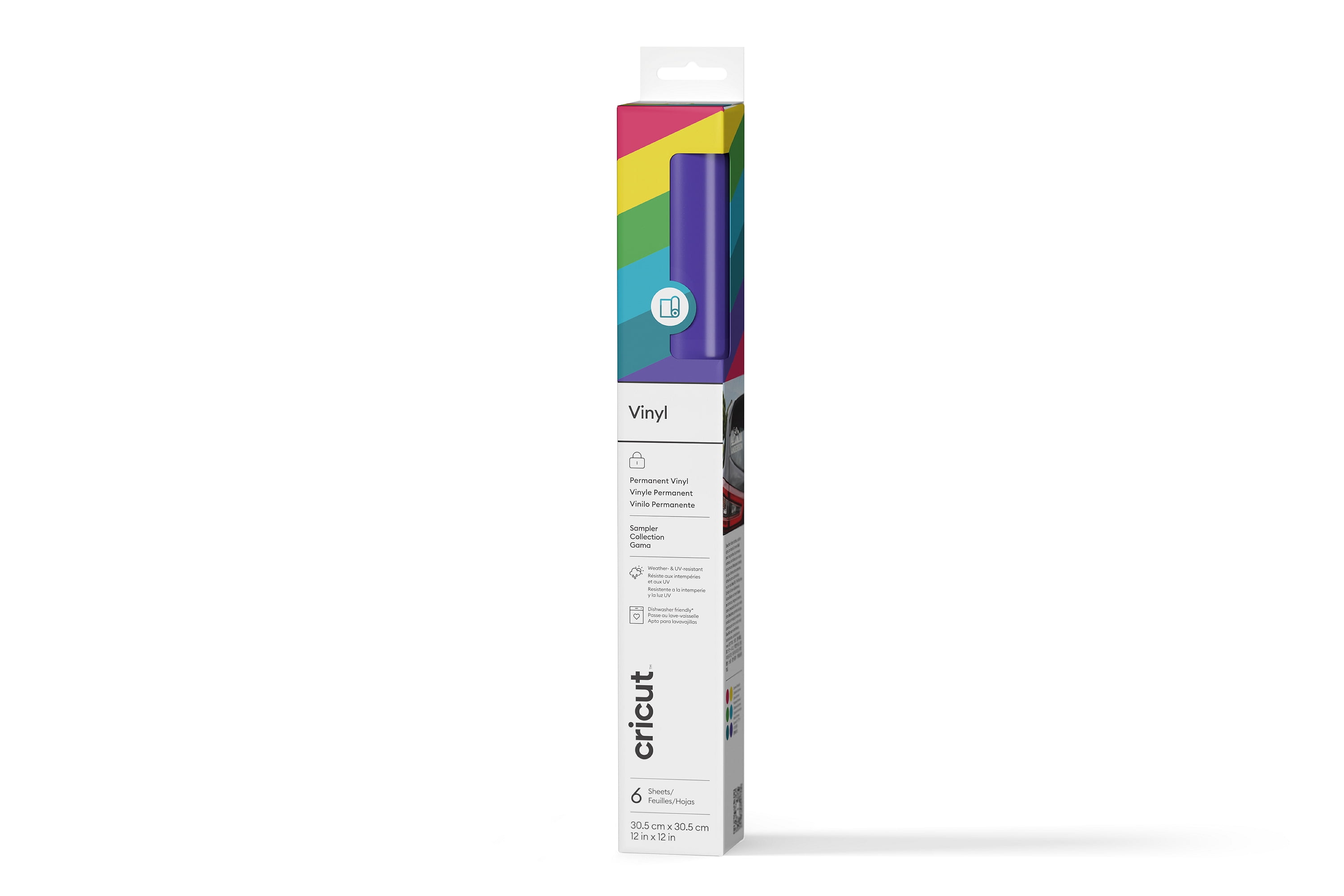 Cricut® Vinyl – Permanent, Summer Sampler (6 ct), Cricut® Vinyl – Permanent, Summer Sampler (6 ct)