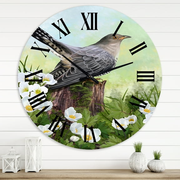 Designart 1 in Quartz Traditional Wall Clock