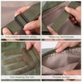 thumbnail image 4 of Bolsa para recolectar hongos, práctica bolsa para recolectar hongos, lindos suministros para recolectar hongos, herramienta para recolectar hongos (verde), 4 of 5