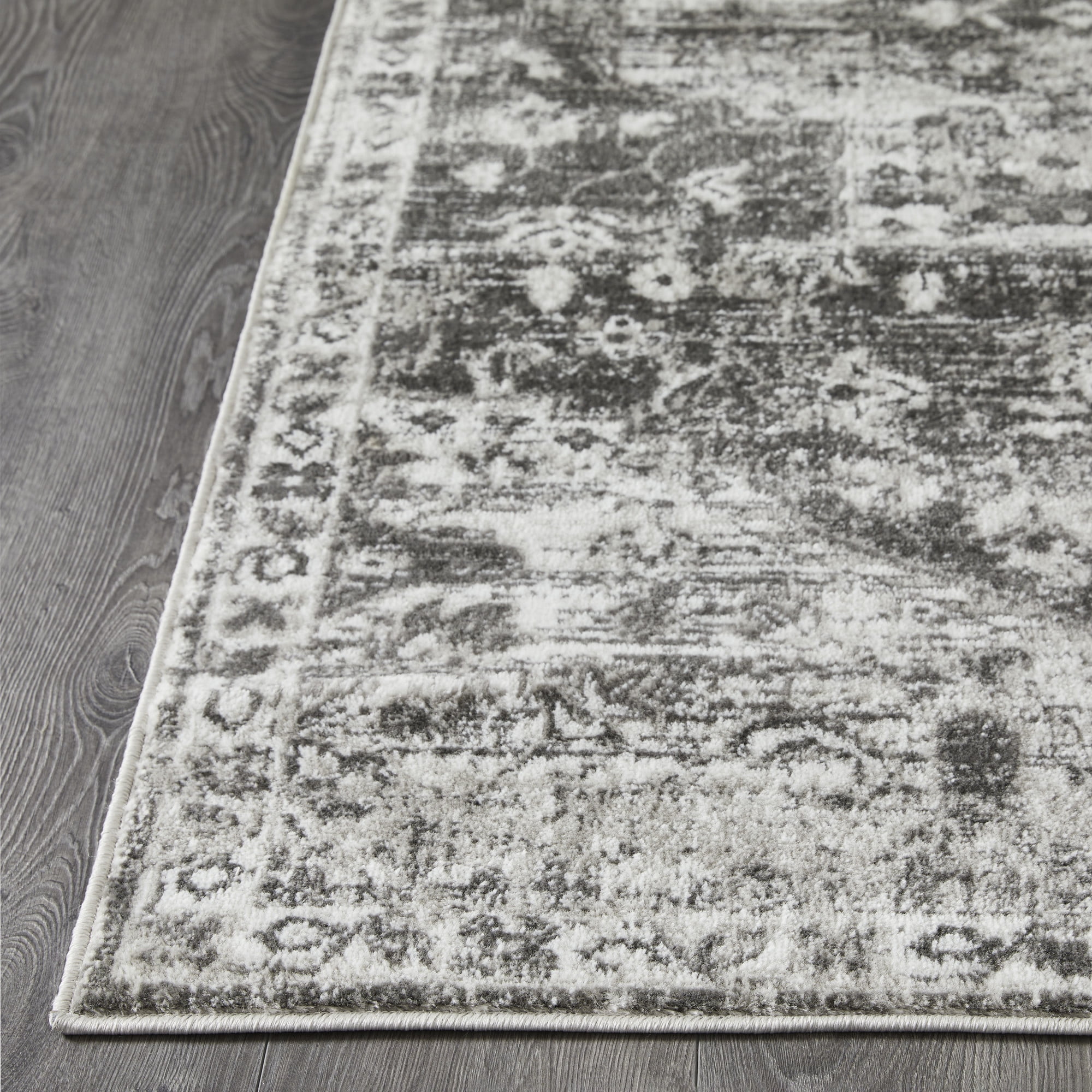 Loomaknoti Rhane Alemern 4' x 6' Gray Oriental Indoor Area Rug