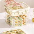thumbnail image 4 of Ice Cube Tray 6.7*6.7*7.1In Ice Storage W/ Two Small Trays & for Home Bar Small Ice Bucket with Lid for Freezer Portable Refrigerator Ice Holder Containers for Outdoor, 4 of 9