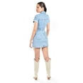 thumbnail image 4 of Vestido de mezclilla /Juvenil, 7057 (Mezclilla light) azul CH, 4 of 8