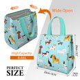 thumbnail image 3 of Cartoon Dog Insulated Lunch Bag for Women & Adults,Large Portable Soft Cooler Lunch Bag,Thermal Food Storage Tote with Pearl Cotton,8.66L,8.75x5.75x9.5 Inch, 3 of 6
