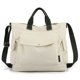 thumbnail image 4 of Bolso de mano de lona para mujer, bolso Hobo con correa ajustable, bolso de compras de viaje informal, 4 of 9
