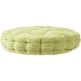 thumbnail image 5 of Xiao Hua Cojín redondo para silla con asiento grueso, cojín de tatami para interior y exterior, ideal para yoga, sala de estar, sofá, balcón, hogar, oficina, patio, sillas de comedor (verde, 40 cm), 5 of 5