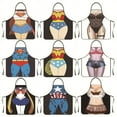 thumbnail image 5 of Cartoon Superman Apron Funny Personalized Anti-fouling Apron, 5 of 5