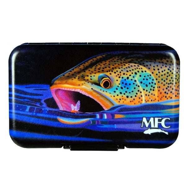NEW MONTANA FLY COMPANY MFC FLYWEIGHT FOAM FLY BOX IN HALLOCK'S BROWN TROUT