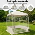 thumbnail image 2 of REDCAMP Sports Tent Pop Up Shelter, All Weather Tents for Outside Sports, Waterproof Windproof Rain Pod, Instant Setup Clear Pop Up Shelter, 2 of 7