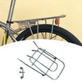 thumbnail image 1 of DYNWAVECA Bike Rear Rack Bike Cargo Carrier for Back of Bikes, Riding Equipment, Steel Solid Frame Rear Carrier Bikes Luggage Rack, 12 inch, 1 of 10