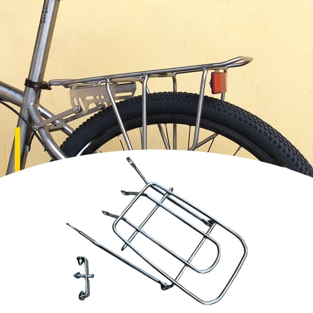 Portaequipajes trasero para bicicleta, portaequipajes para bicicletas, resistente, de acero, universal, engrosado, para asiento trasero de bicicleta. 12 pulgadas