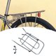 thumbnail image 1 of Portaequipajes trasero para bicicleta, portaequipajes para bicicletas, resistente, de acero, universal, engrosado, para asiento trasero de bicicleta. 12 pulgadas, 1 of 8