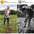 thumbnail image 3 of BsBsBest Scuffle Hoe Garden Tool, Stirrup Loop Hoe with 72 Inch Adjustable Long Hand, Great for Weeds in Backyard,Vegetable Garden, 3 of 7