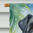 thumbnail image 3 of Bouvier des Flandres Luau House Flag, 3 of 7