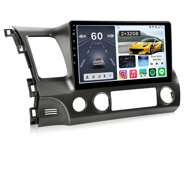 Radio de coche Leadfan para Honda Civic 2006-2011 con Carplay Android