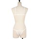 thumbnail image 2 of Gibobby Lencería sexy Set Out Mujeres Elástico Hueco Sujetador Jaula Sujetador Strappy Bustier Bra(Blanco M), 2 of 3