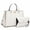 White, variant on Dasein Purses and Handbags for Women Satchel Bags top Handle Shoulder Bag Work Tote Bag with Matching Wallet