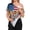 Dark Blue, variant on Post Shoulder Surgery Shirts for Women Full Open Side Snap Tear Away Zipper Shoulder Tops Post Surgery Recovery Shirts