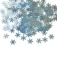 thumbnail image 4 of Augper Clearance 300pcs Christmas Snowflake Confetti Decoration, Shimmer Snowflakes Cake Table Confetti for Xmas Party Decor Accessories Winter Wedding Happy New Year Arts Crafts Party Decoration, 4 of 7