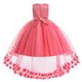thumbnail image 3 of BintaRealwax Flower Girls Princess Ball Gown Layered Tulle Dress with Butterfly Appliques Sequined Bodice, 3 of 3