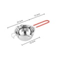thumbnail image 1 of TIMIFIS Stainless Steel Pot 304 Stainless Steel Chocolate Melting Pot Cheese Melting Bowl Baking Tools Kitchen Gadgets Kitchen Gadgets, 1 of 1