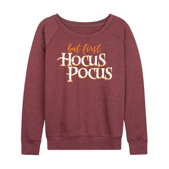 Hocus Pocus - But First Hocus Pocus - Women's Lightweight French Terry Long Sleeve Shirt