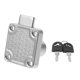 thumbnail image 5 of unbranded Cerradura Para Gabinete De Metal Con Llave En Color Plata Para Seguridad De Cajones, 5 of 8