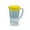 Yellow, variant on XIANXIAN 81oz Plastic Pitcher with Lid Carafes Mix Drinks Water Jug for Hot/Cold Lemonade Juice Beverage Jar Ice Tea Kettle