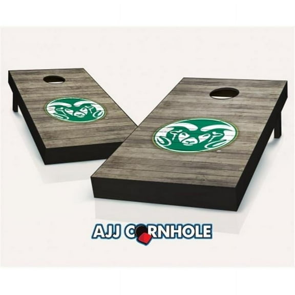 AJJCornhole 110-ColoradoStateDistressed Colorado State Rams Distressed Theme Cornhole Set with Bags - 8 x 24 x 48 in.