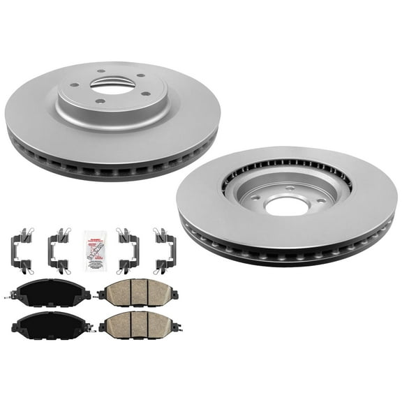 GEO Coated Front Disc Brake Rotors Disc Brake Pads for Nissan Murano 2015-2022