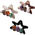 thumbnail image 1 of wonima44 Stylish Hair Claw Clips – Star Y2K Funny Hairpin for Women Girls, Acrylic Jaw Clips for Thick Thin Hair, Gift (3-Pack), 1 of 1