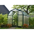 thumbnail image 5 of Palram - Canopia EcoGrow 6' x 8' Twin-Wall Walk-In Greenhouse - Green - with Roof Vent, 5 of 12