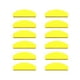 thumbnail image 1 of EeaseMX 20 limas de uñas cortas de esponja, mini limas de uñas en forma de media luna, lima de uñas de pulido preciso, tira de pulido de uñas de doble cara para salón en casa, color amarillo, 1 of 7