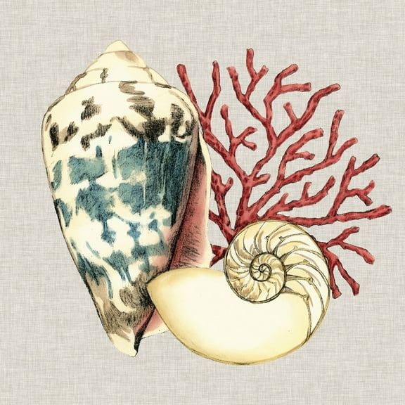 Great BIG Canvas | "By the Seashore I"  - 16x16