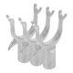 thumbnail image 3 of 3pcs Clothes Rail Fork Drying Rack Clothes Decorating Tools Heavy Metal Fork Head for Clothes Rod, 3 of 3