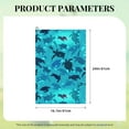 thumbnail image 4 of Lsque World Turtle Day Premium Golf Towel - Ultra Absorbent and Quick Drying Microfiber Towel with Carabiner - Gift for Men -24" X 16", 4 of 8
