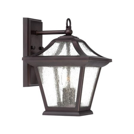 

HomeRoots 398367 12.63 x 9 x 10 in. Aiken 2-Light Architectural Bronze Wall Light