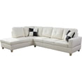 thumbnail image 2 of Lifestyle Furniture Smith Left-Facing Sectional Sofa Set in Off White, 2 of 4