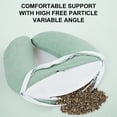 thumbnail image 3 of Shells are portable pillows for sleeping recliners Washable pillowcases filled with buckwheat, 3 of 5