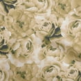 thumbnail image 1 of oneOone Cotton Jersey Olive Green Fabric Floral Sewing Craft Projects Fabric Prints By Yard 58 Inch Wide, 1 of 4