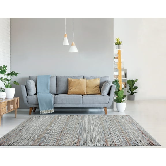 United Weavers of America Modern Striped Area Rug, 1.92' x 3'