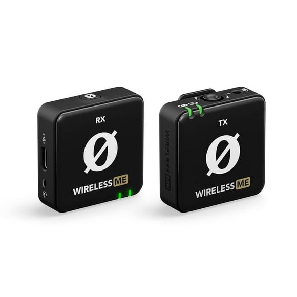 RÃDE Wireless ME Ultra-compact Wireless Microphone System with Built-in Microphones, GainAssist Technology and 100m Range for Filmmaking, Interviews and Content Creation, Wireless ME