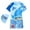 Sky Blue, variant on Child Boys Swimsuits One Piece Cute Print Baby Boy Bathing Suit Long Sleeve Swim Suit 3-4 Years Boys Fashion