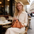 thumbnail image 7 of Giunmcul Triangle Crossbody Bag Drawstring Leather Handbag Adjustable Strap Lightweight Purse For Daily Commuting Shopping Travel Gift 7.87 x 7.87 x 7.87 in 1 Pack, 7 of 7