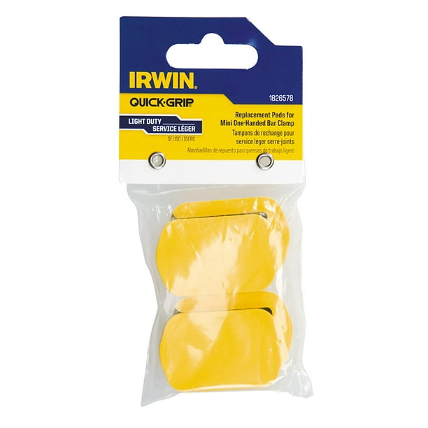 IRWIN Tools QUICKGRIP Replacement Pads for OneHanded Mini Clamps, 4