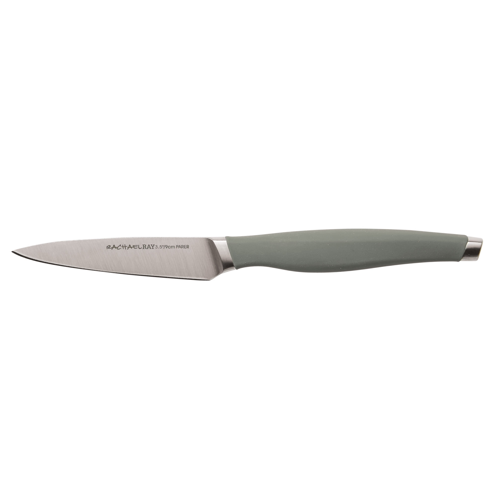 Rachael Ray Cutlery Japanese Stainless Steel Chef Knife Set, Gray, 3-Piece