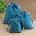 thumbnail image 4 of 10pcs 5x7cm 7x9cm 8x10cm Velvet Jewelry Bags Necklace Rings Earrings Packaing Drawstring Pouches Christmas Mini Small Gift Bags mixed 7x9cm, 4 of 5