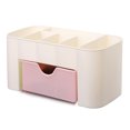 thumbnail image 2 of Versatile Desk Organizer Plastic Makeup Jewelry Storage Box, Neat Organization Multiple Compartments, 2 of 7